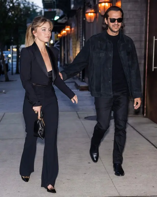 Sydney Sweeney outfit in Saint Laurent, 2023