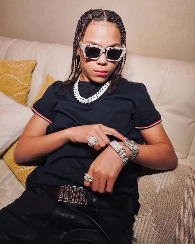 SugarHill Ddot outfit in Prada and Amiri, 2023