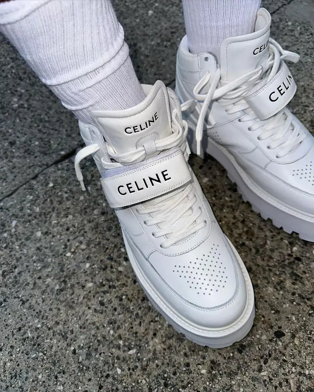 Jacquees outfit in Heron Preston and Celine, 2023
