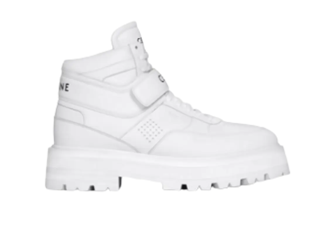 Celine Bulky White Trainer Sneakers $990