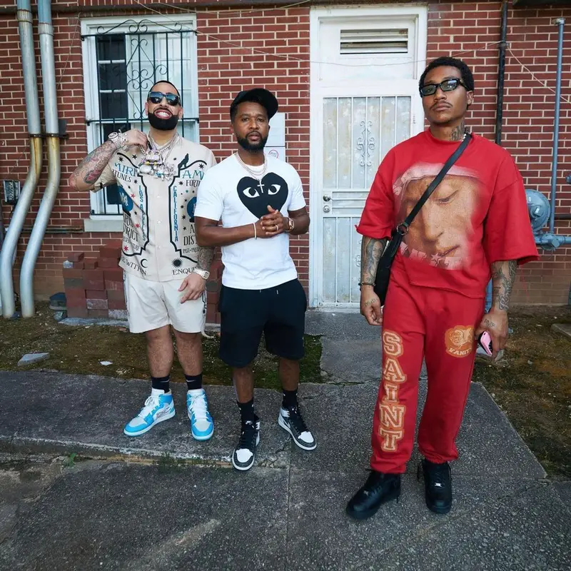 Lil Meech outfit in Saint Vanity and Nike, 2023