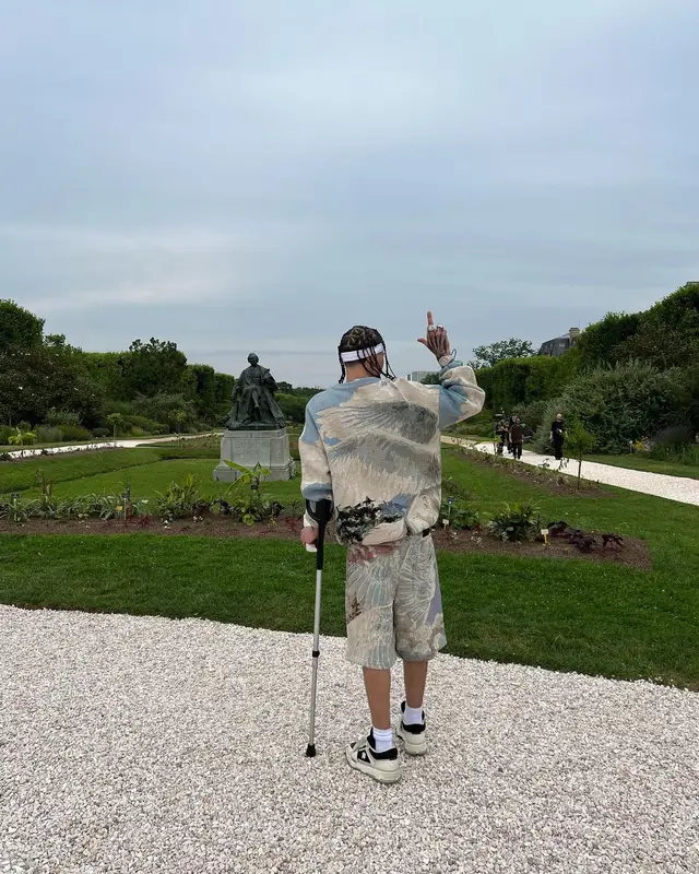 Rondodasosa outfit in Amiri, 2023