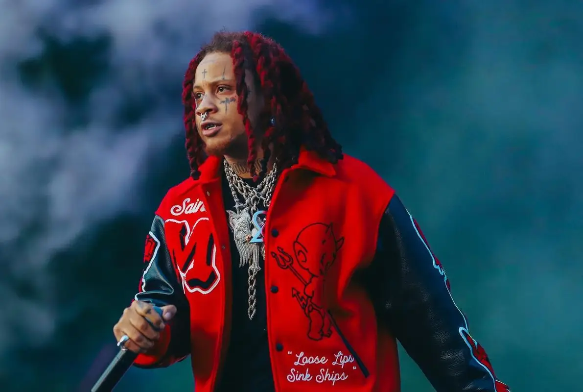 Trippie Redd outfit in Saint Michael, 2023
