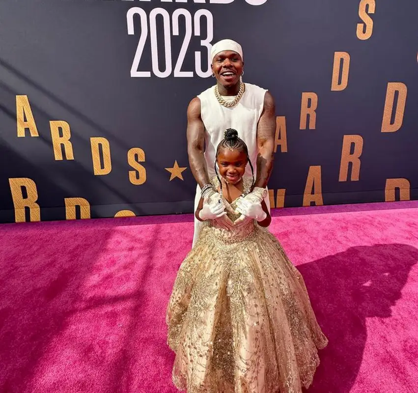DaBaby outfit in Issey Miyake and Bottega Veneta, 2023
