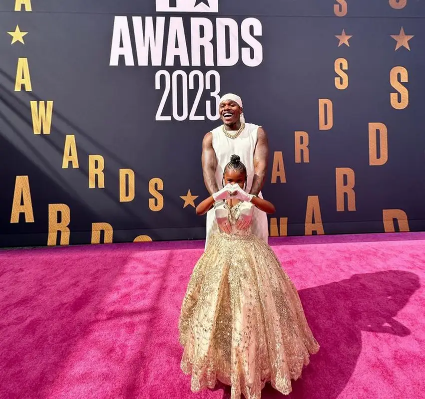 DaBaby outfit in Issey Miyake and Bottega Veneta, 2023