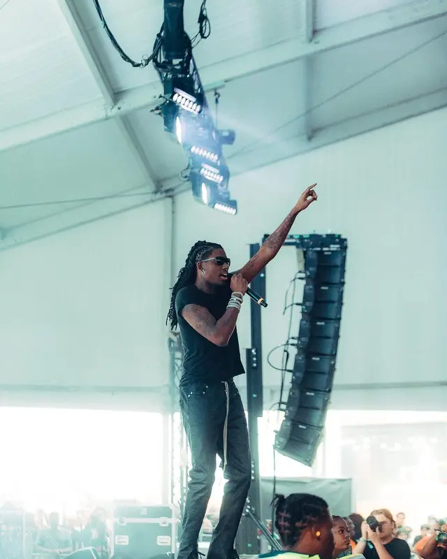 SahBabii outfit in Rick Owens, 2023