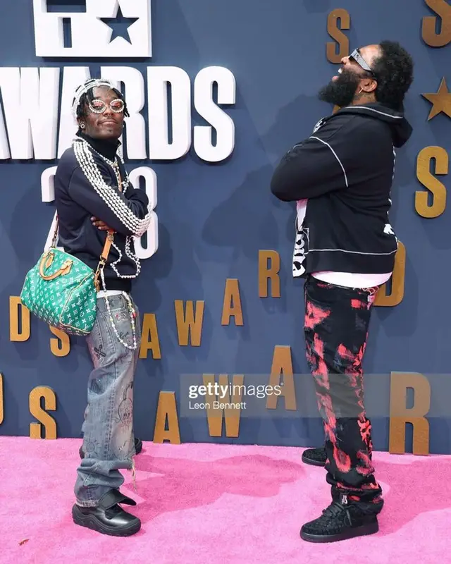 ASAP Bari outfit in Vintage, Vlone, and Louis Vuitton, 2023