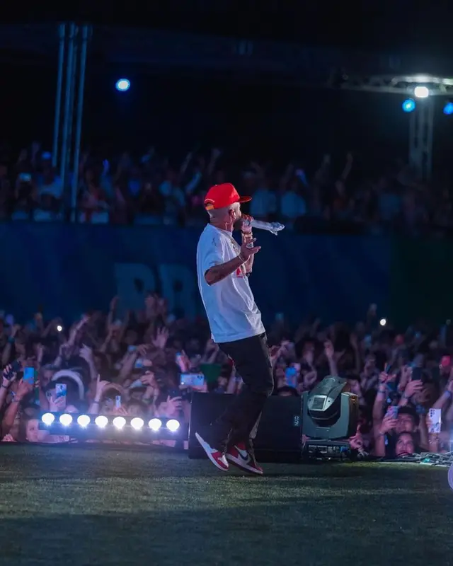 Arcangel outfit in Palm Angels, Goyard, and Chrome Hearts, 2023
