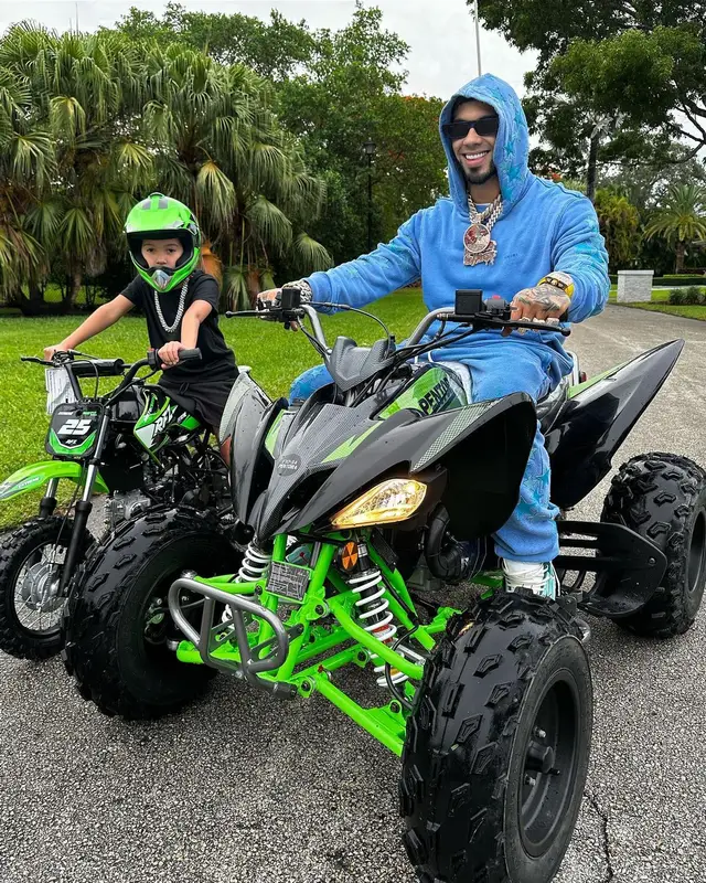 Anuel AA outfit in Amiri, 2023