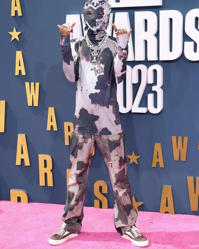 Rich The Kid outfit in Kusikohc and Rick Owens, 2023