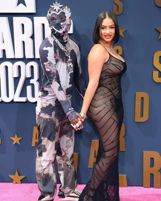 Rich The Kid outfit in Kusikohc and Rick Owens, 2023