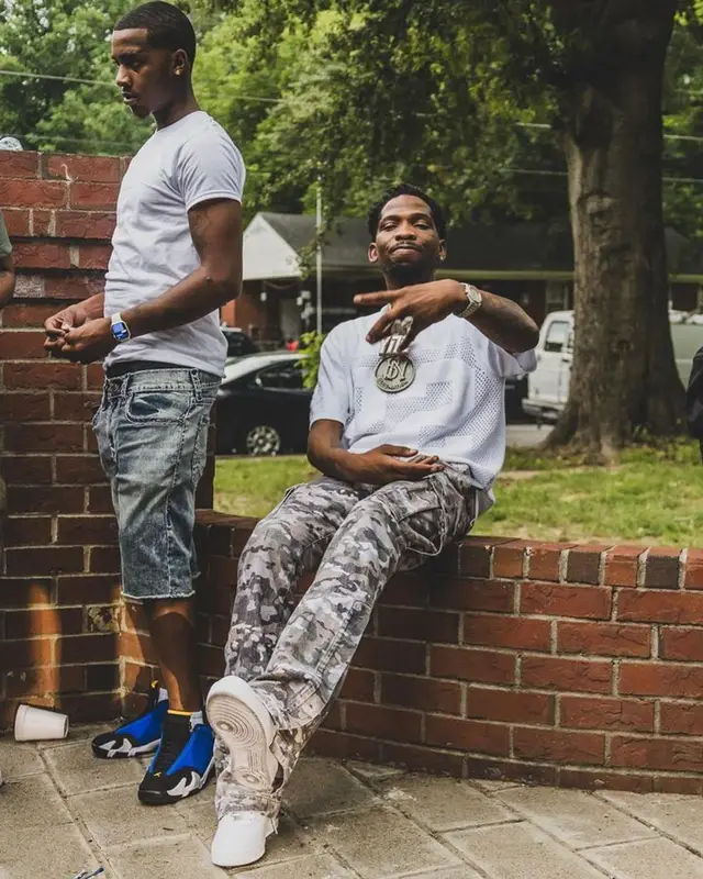 BlocBoy JB outfit in Amiri and Nike, 2023