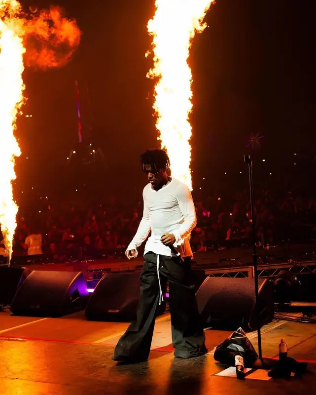 Lil Uzi Vert outfit in Rick Owens and Balenciaga, 2023