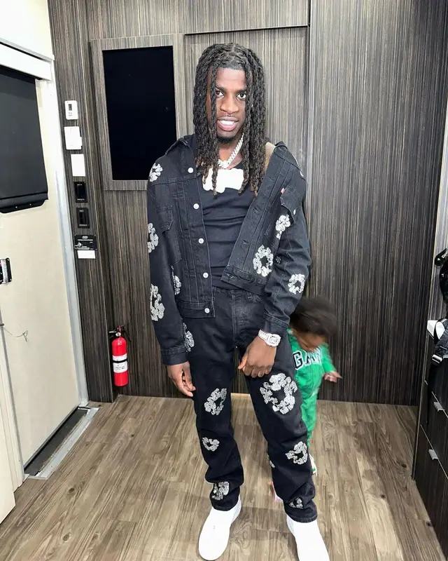 SleazyWorld Go outfit in Denim Tears and Nike, 2023
