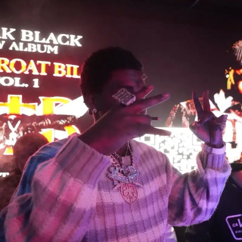 Kodak Black outfit in Pas Une Marque, 2023