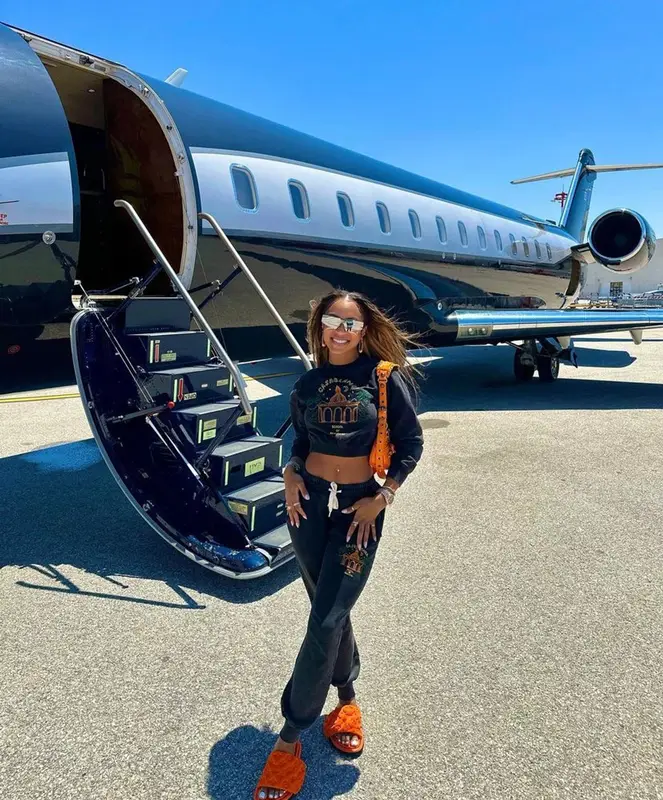 Jilly Anais outfit in Casablanca, Balenciaga, and Louis Vuitton, 2023