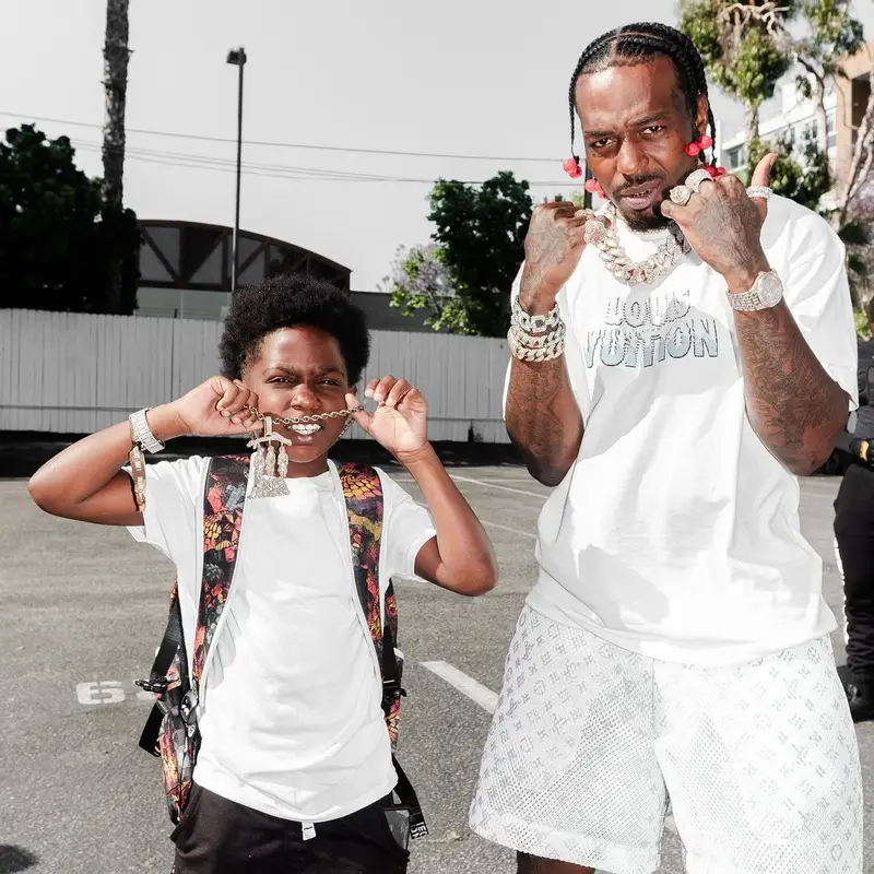 Sauce Walka outfit in Louis Vuitton, 2023
