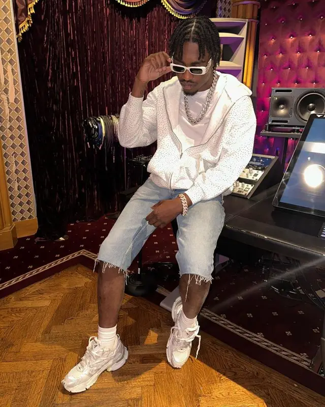 Lil Tjay outfit in Balenciaga, 2023