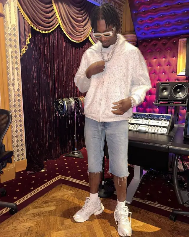 Lil Tjay outfit in Balenciaga, 2023