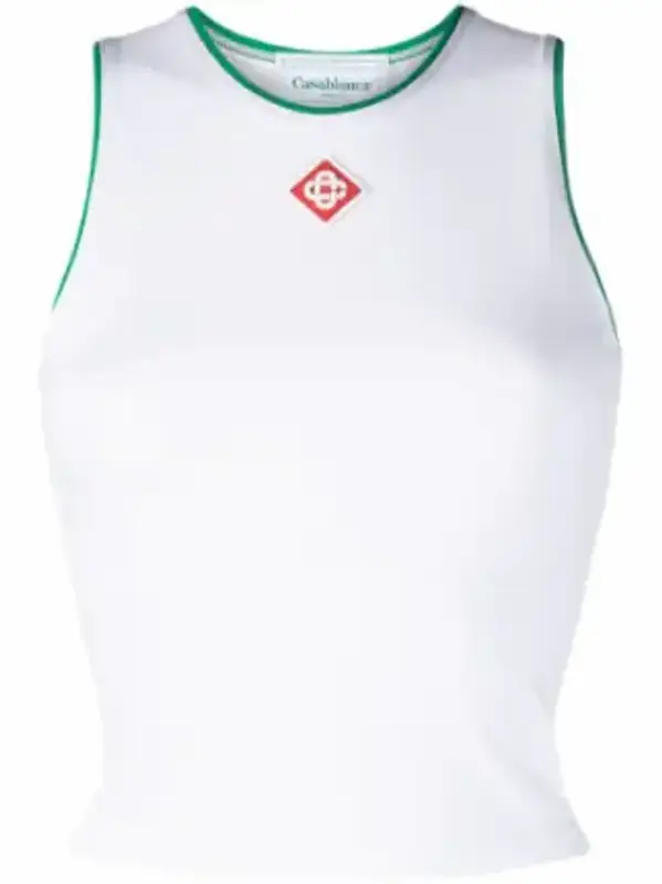 Casablanca Logo-Patch Tank Top $160