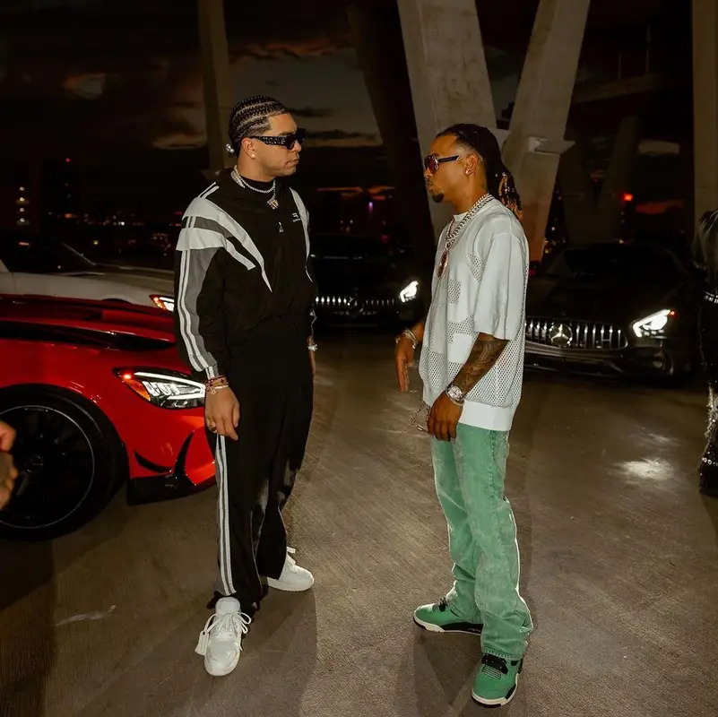 Ryan Castro outfit in Balenciaga, Off-White, and Palm Angels, 2023