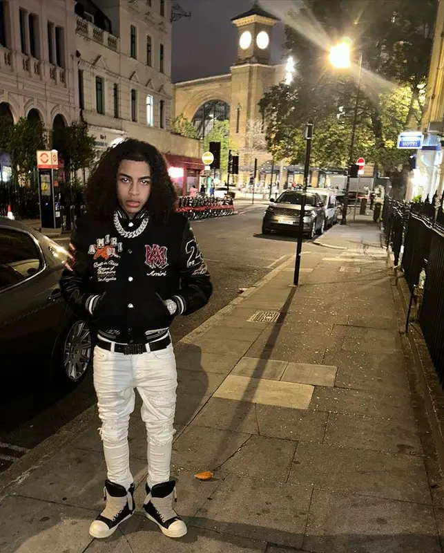 DD Osama outfit in Amiri and Rick Owens, 2023