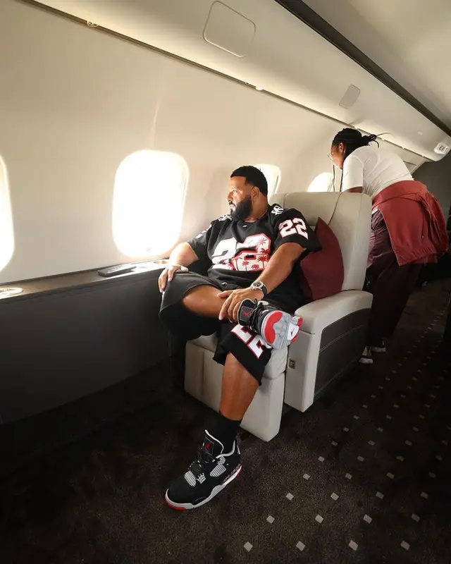 DJ Khaled outfit in Amiri, Jordan, and OVO, 2023