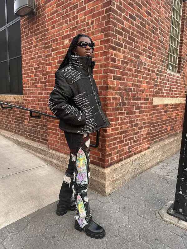 SahBabii outfit in Who Decides War and Prada, 2023