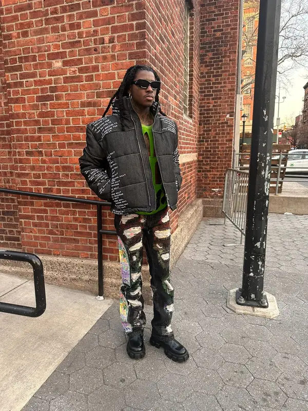 SahBabii outfit in Who Decides War and Prada, 2023
