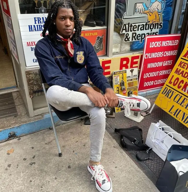 SahBabii outfit in Vintage, Prada, and Gucci, 2021