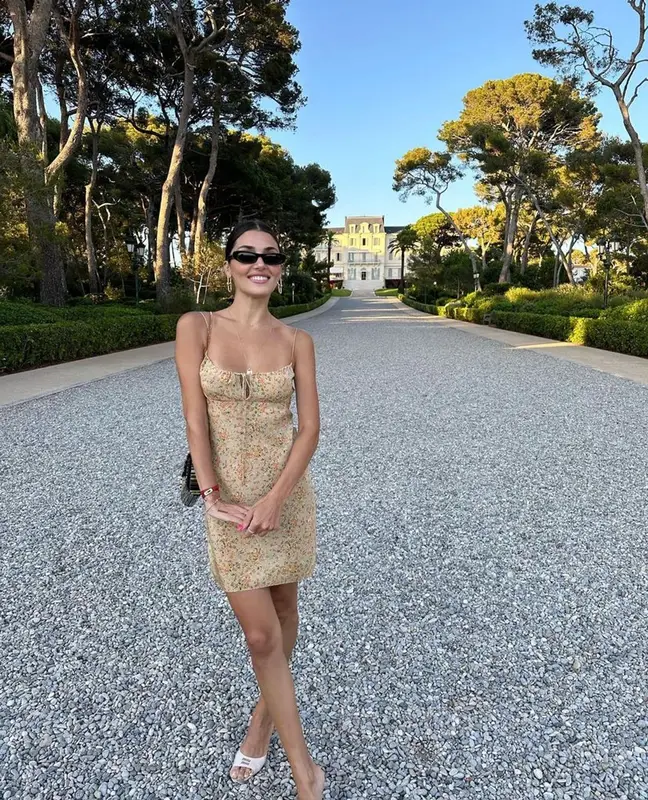Hande Erchel outfit in Saint Laurent and Miu Miu, 2023