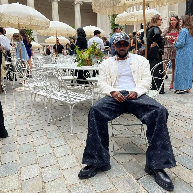 Kendrick Lamar outfit in Chanel, 2023