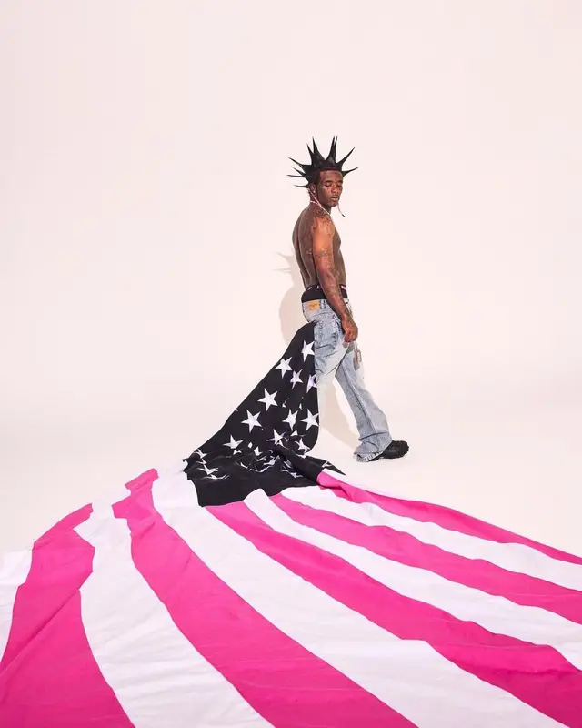 Lil Uzi Vert outfit in Balenciaga and Richard Mille, 2023