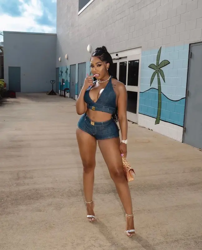 Yung Miami outfit in Miu Miu and Chanel, 2023