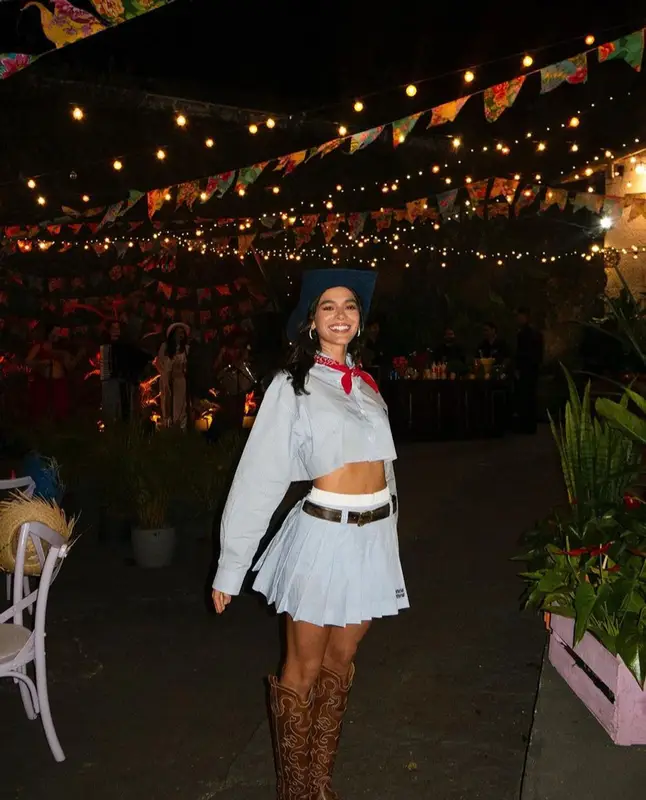 Bruna Marquezine outfit in Ganni and Miu Miu, 2023