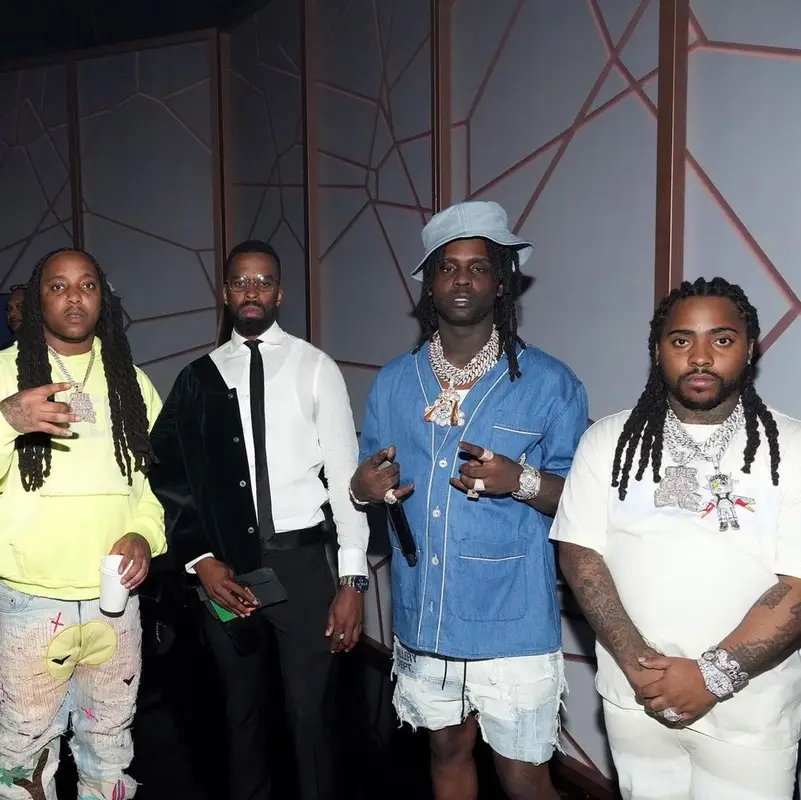 Chief Keef outfit in Gucci and Gallery Dept., 2023