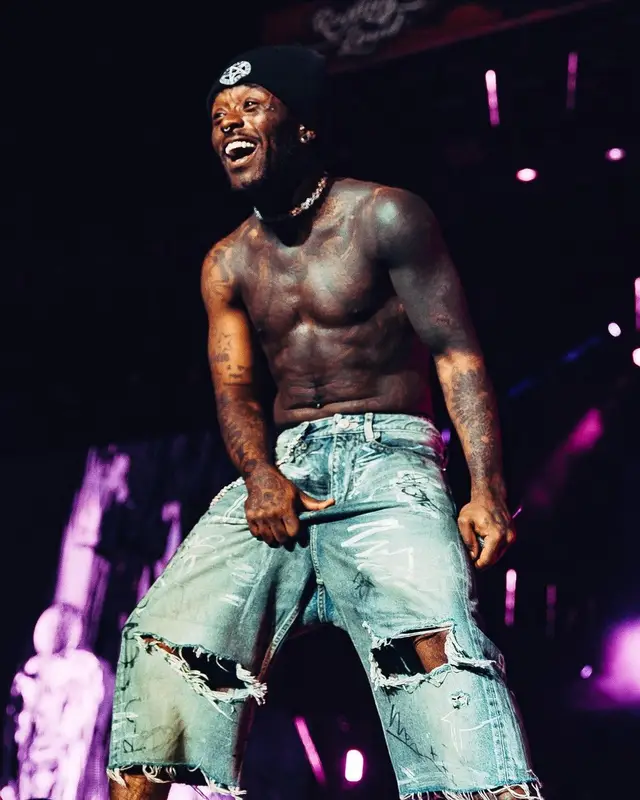 Lil Uzi Vert outfit in Vlone, Balenciaga, and Nike, 2023
