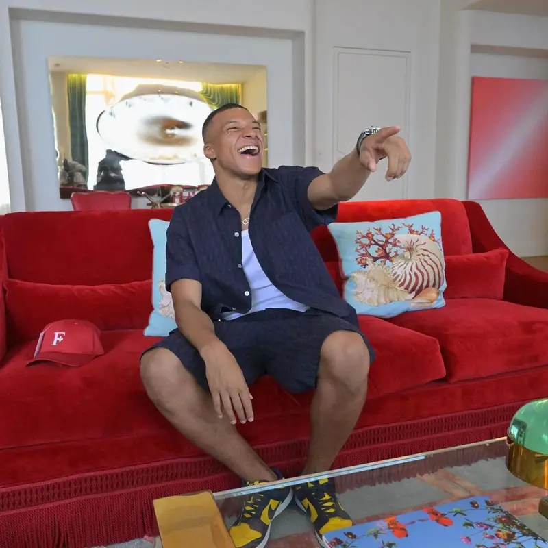 Kylian Mbappe outfit in Nike and Dior, 2023