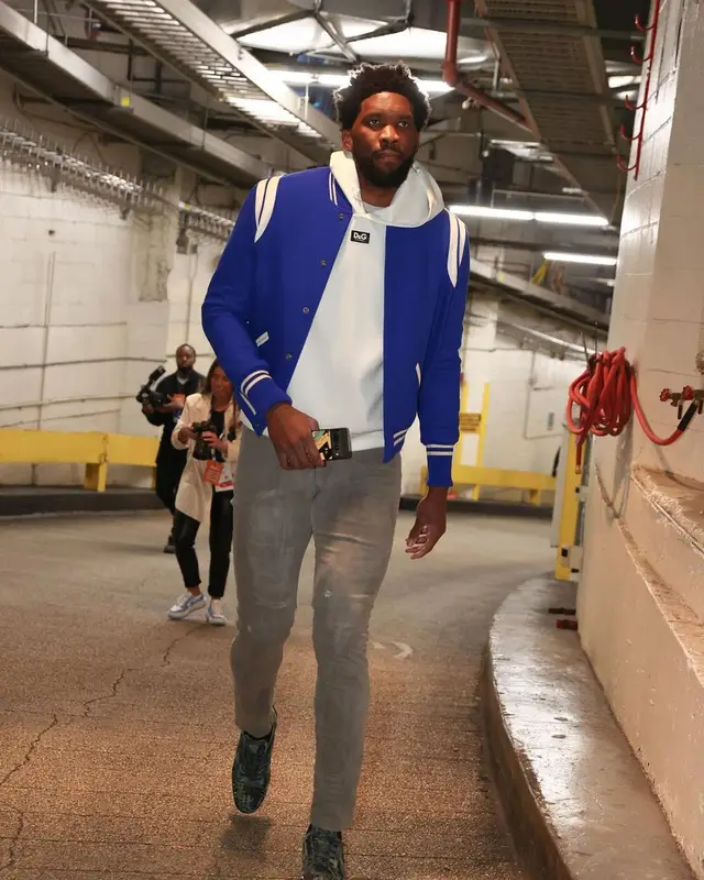 Joel Embild outfit in Saint Laurent, Dolce & Gabbana, and Christian Louboutin, 2023