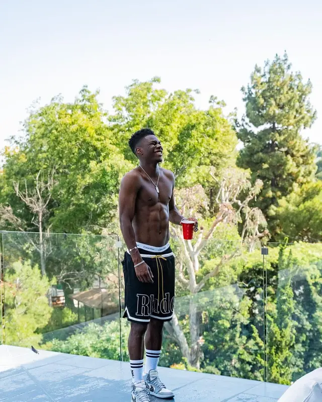 Aurelien Tchouameni outfit in Rhude, Calvin Klein, and Amiri, 2023