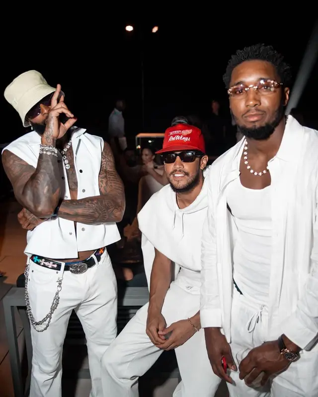 Odell Beckham Jr outfit in Chrome Hearts, Jacques Marie Mage, and Louis Vuitton, 2023