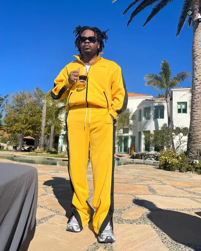 Olamide outfit in Celine and Balenciaga, 2023