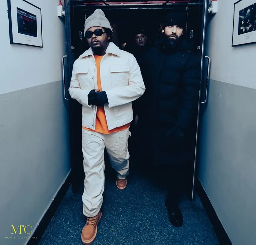 Olamide outfit in Louis Vuitton, 2022