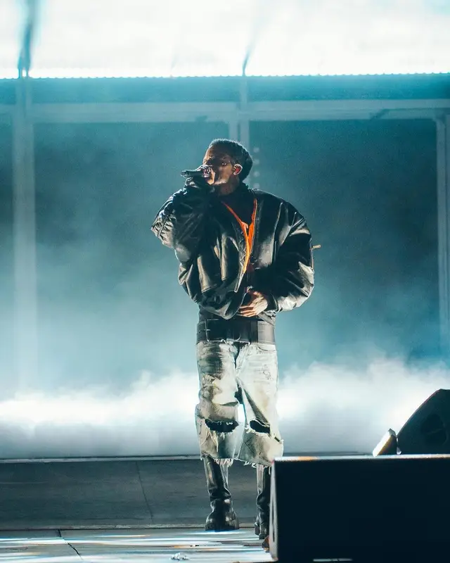 Playboi Carti outfit in Balenciaga, 2023
