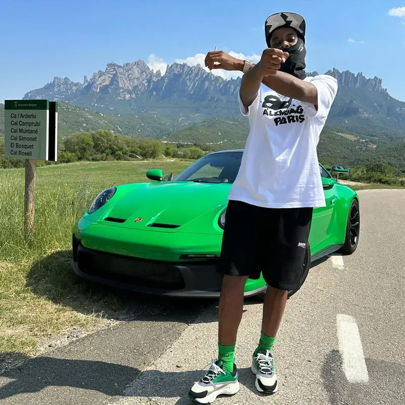 Dirtbike LB outfit in Balenciaga and Dior, 2023