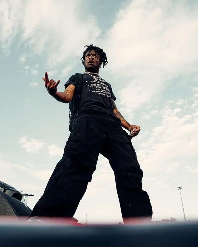 Lil Uzi Vert outfit in Balenciaga, 2023
