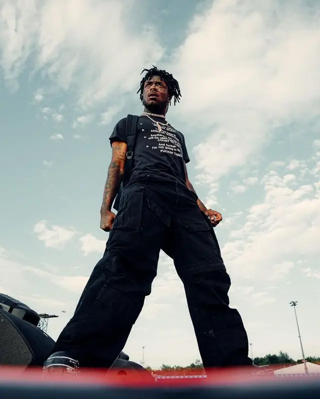 Lil Uzi Vert outfit in Balenciaga, 2023