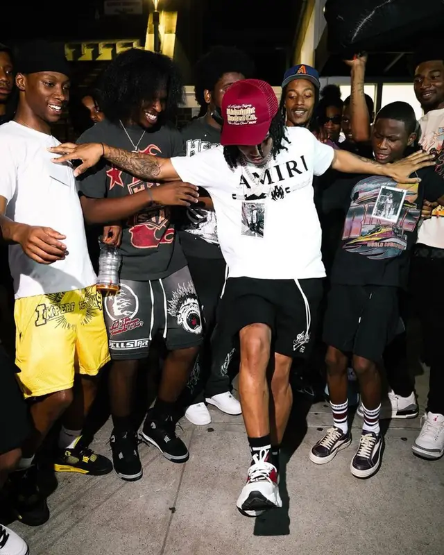 B Lovee outfit in Amiri, Dior, and Fashion Moves Forward, 2023