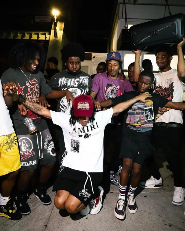 B Lovee outfit in Amiri, Dior, and Fashion Moves Forward, 2023