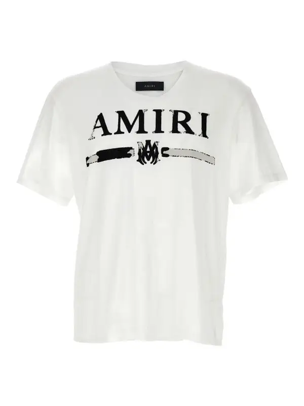 Amiri White M.A. Bar T-shirt $450